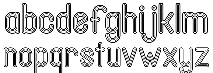 TafelwerkOT Schriftart Kleinbuchstaben