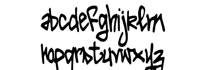 Tag It Yourself Font LOWERCASE