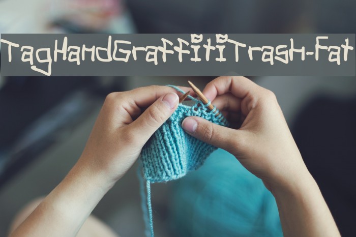 TagHandGraffitiTrash-Fat لخطوط تنزيل examples