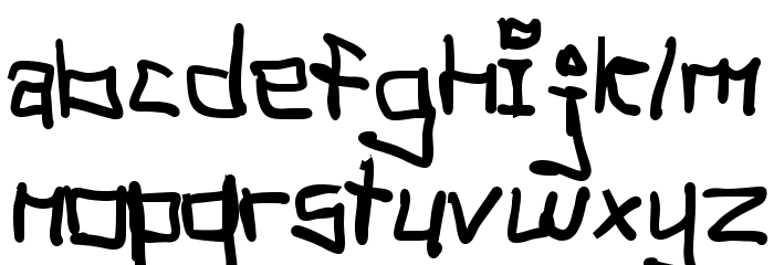 TagHandGraffitiTrash-Fat لخطوط تنزيل صغيرة