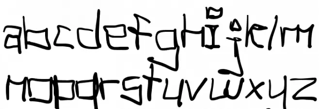TagHandGraffitiTrash 字体 小写