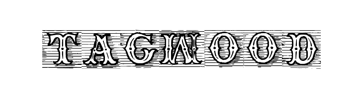 TagWood Шрифта