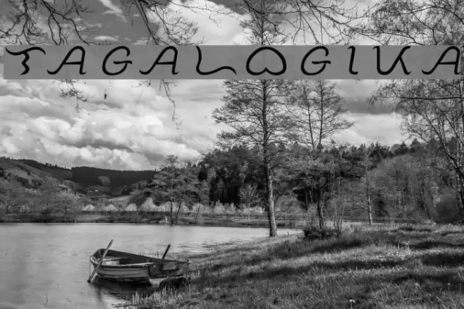 Tagalogika Schriftart examples