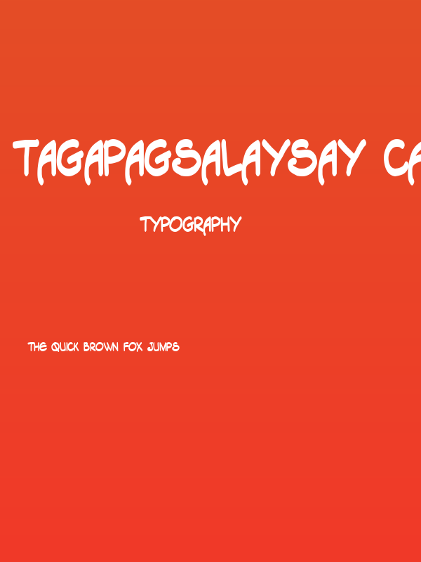 Tagapagsalaysay Caps [Narrator] Bold Poster