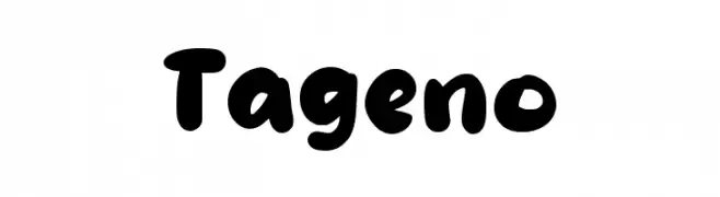 Tageno Schriftart