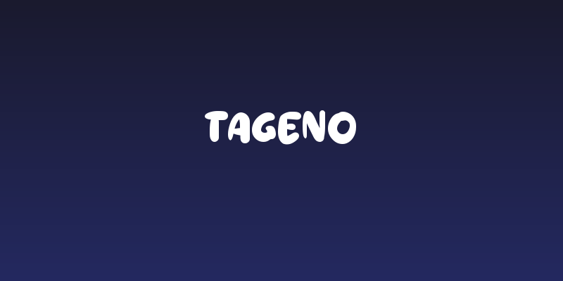 Tageno Social Header