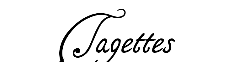 Tagettes  नि: शुल्क फ़ॉन्ट्स डाउनलोड