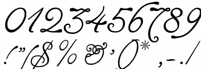 Tagettes Font OTHER CHARS