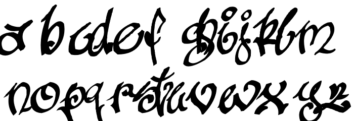 Tagging Zher 1 Font LOWERCASE