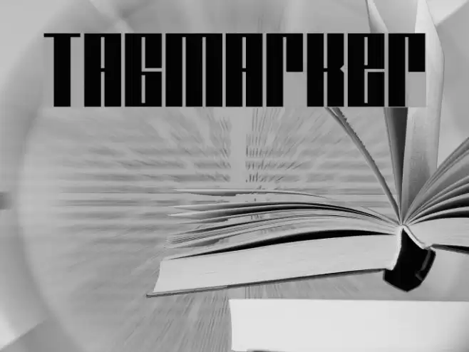 Tagmarker Font examples