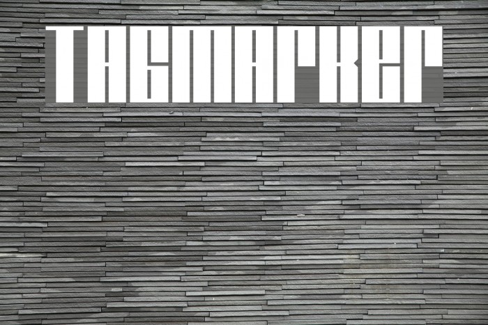 Tagmarker Шрифта examples