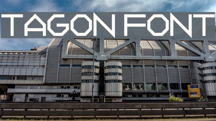 Tagon Font examples