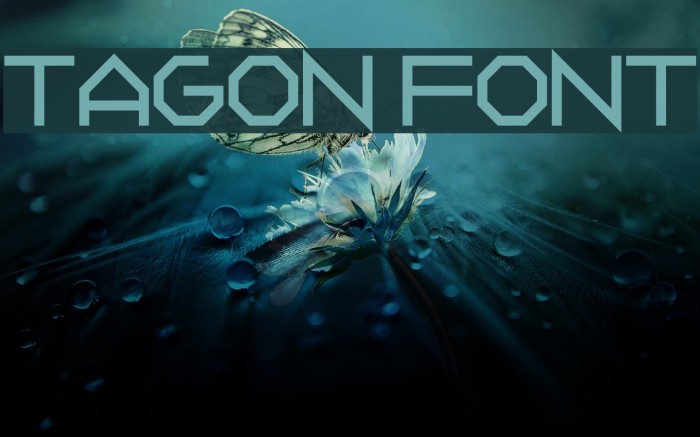 Tagon Font examples