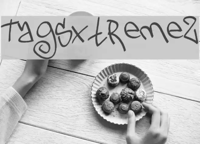 TagsXtreme2 Font examples