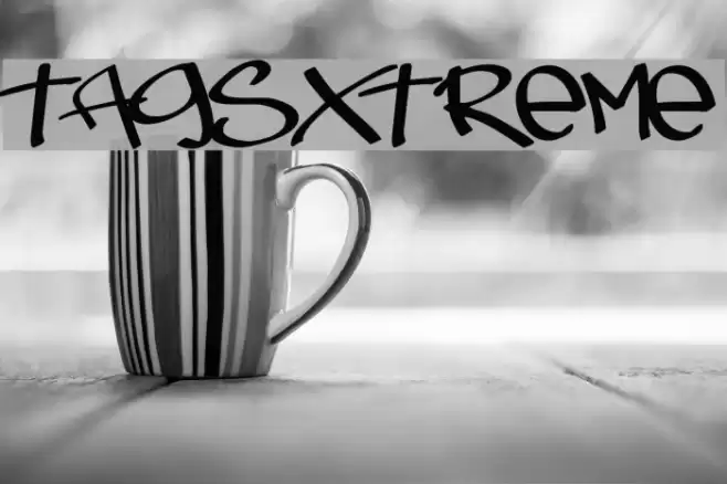 TagsXtreme Font examples