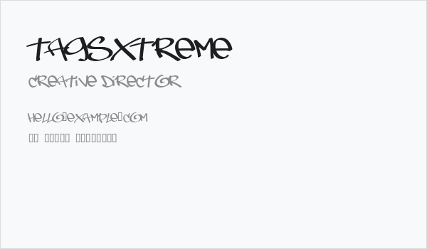 TagsXtreme Business Card