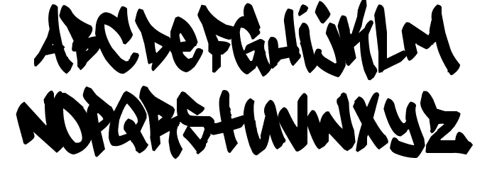 Tagster Font LOWERCASE