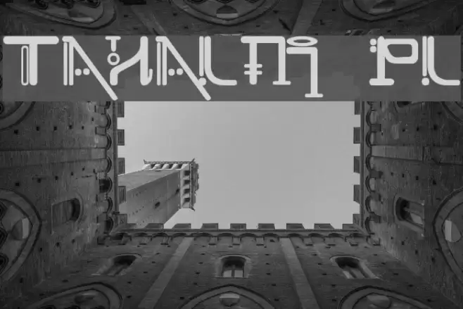 Tahalm pl Font examples