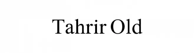 Tahrir Old  تنزيل الخطوط