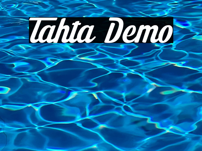 Tahta Demo Example 1