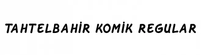 Tahtelbahir komik Regular  नि: शुल्क फ़ॉन्ट्स डाउनलोड