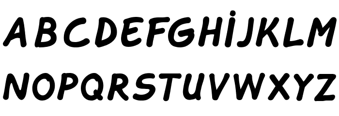 Tahtelbahir komik Regular Font Litere mici