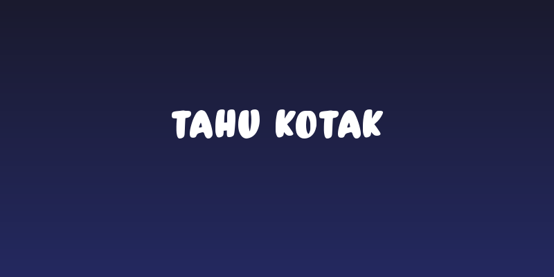 Tahu Kotak Social Header
