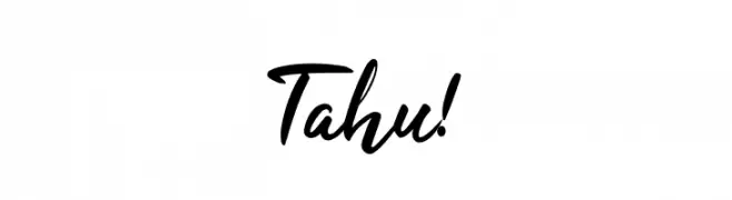 Tahu!  フリーフォントのダウンロード
