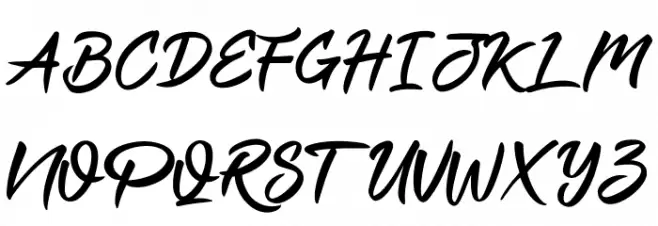 Tahu! Schriftart Groß