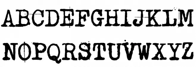 Tahyp-rahy-ter 22 Dirty Dirty Schriftart Groß