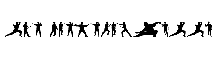 Tai-Chi Silhouette  नि: शुल्क फ़ॉन्ट्स डाउनलोड