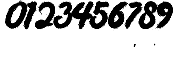 Taifun Script Font OTHER CHARS