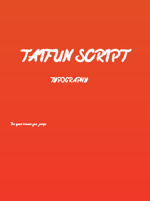 Taifun Script  Poster