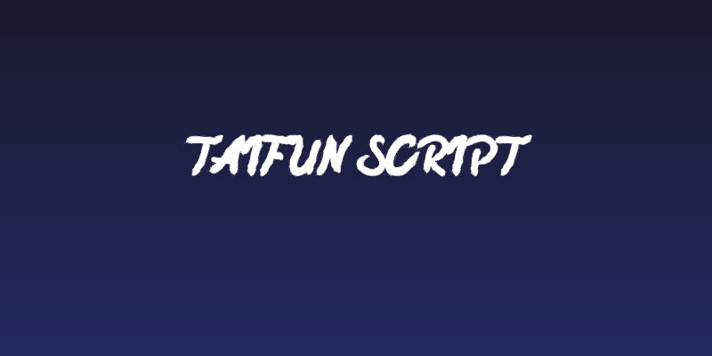 Taifun Script  Social Header