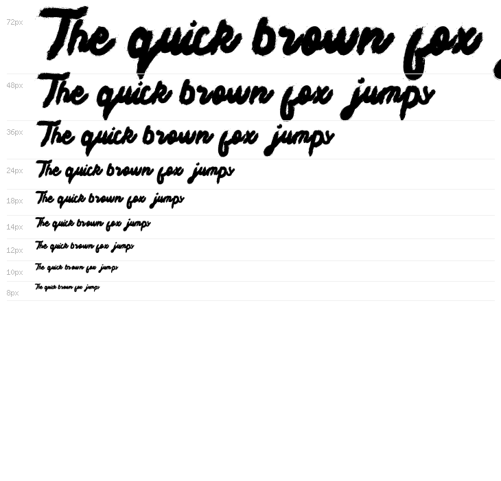 Taifun Script  Waterfall