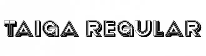 Taiga Regular  Descarca Fonturi Gratis