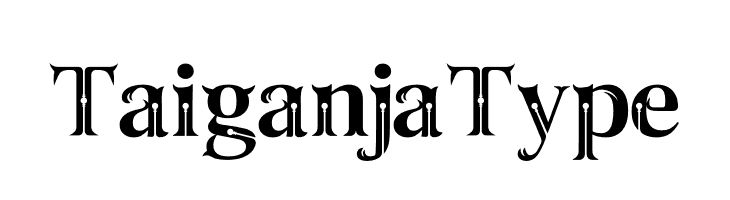 Taiganja Type  Скачать бесплатные шрифты