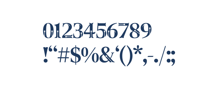 Taiganja Type Other Characters