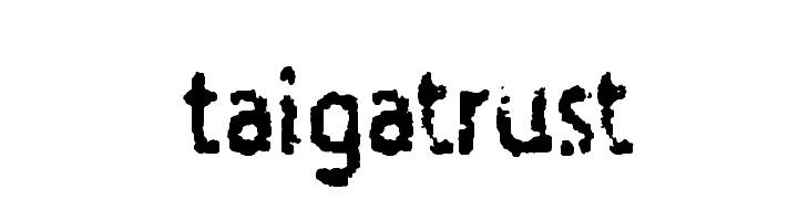 Taigatrust  Frei Schriftart Herunterladen