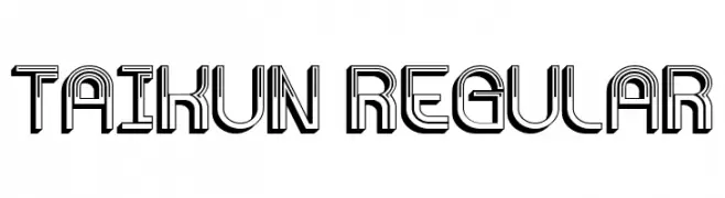 Taikun Regular  Descarca Fonturi Gratis