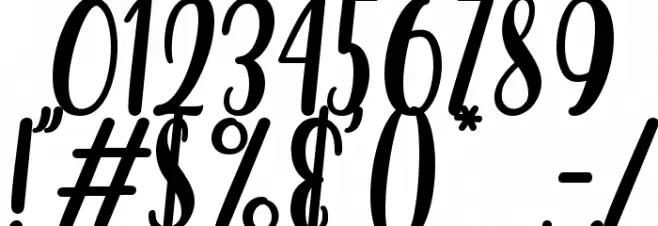 Tails Mermaid Font OTHER CHARS