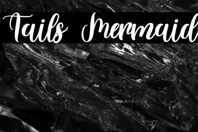 Tails Mermaid Font examples