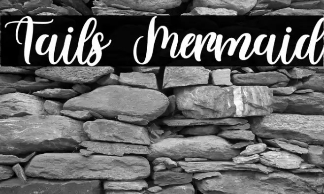 Tails Mermaid Font examples