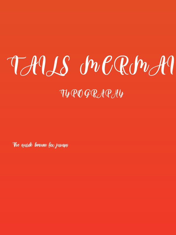 Tails Mermaid Poster