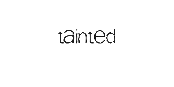 Tainted Logo
