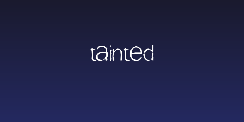 Tainted Social Header