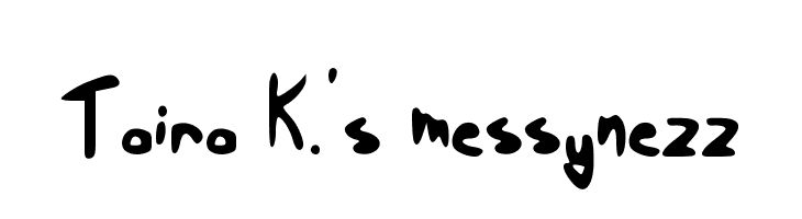 Taira K.'s messynezz  Frei Schriftart Herunterladen