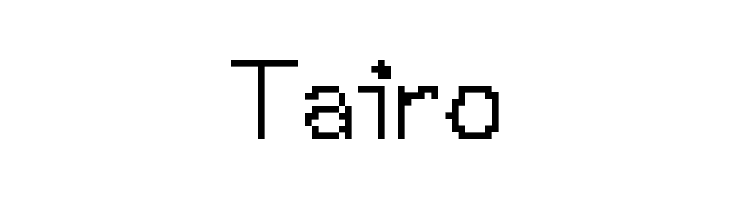 Tairo  Frei Schriftart Herunterladen
