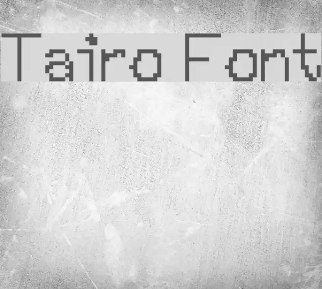 Tairo Font examples