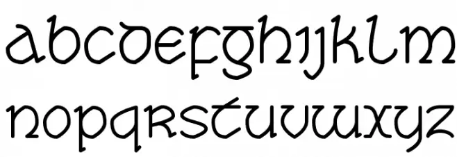 Taisean Schriftart Groß